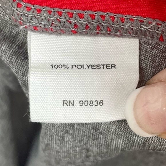 Louisville Cardinals Red Color Block Men’s Crew Neck Shirt - Picture 7 of 9